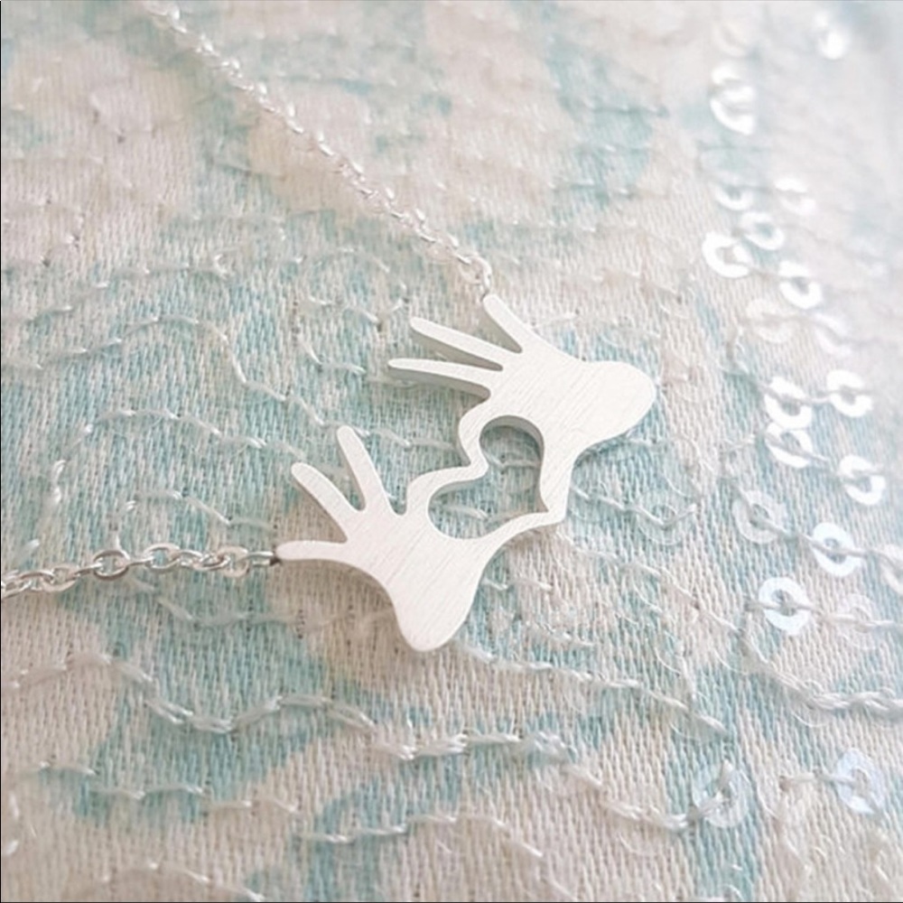 Palm Heart Necklace